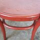 Set of 4 curved wooden bistro chairs Fischel