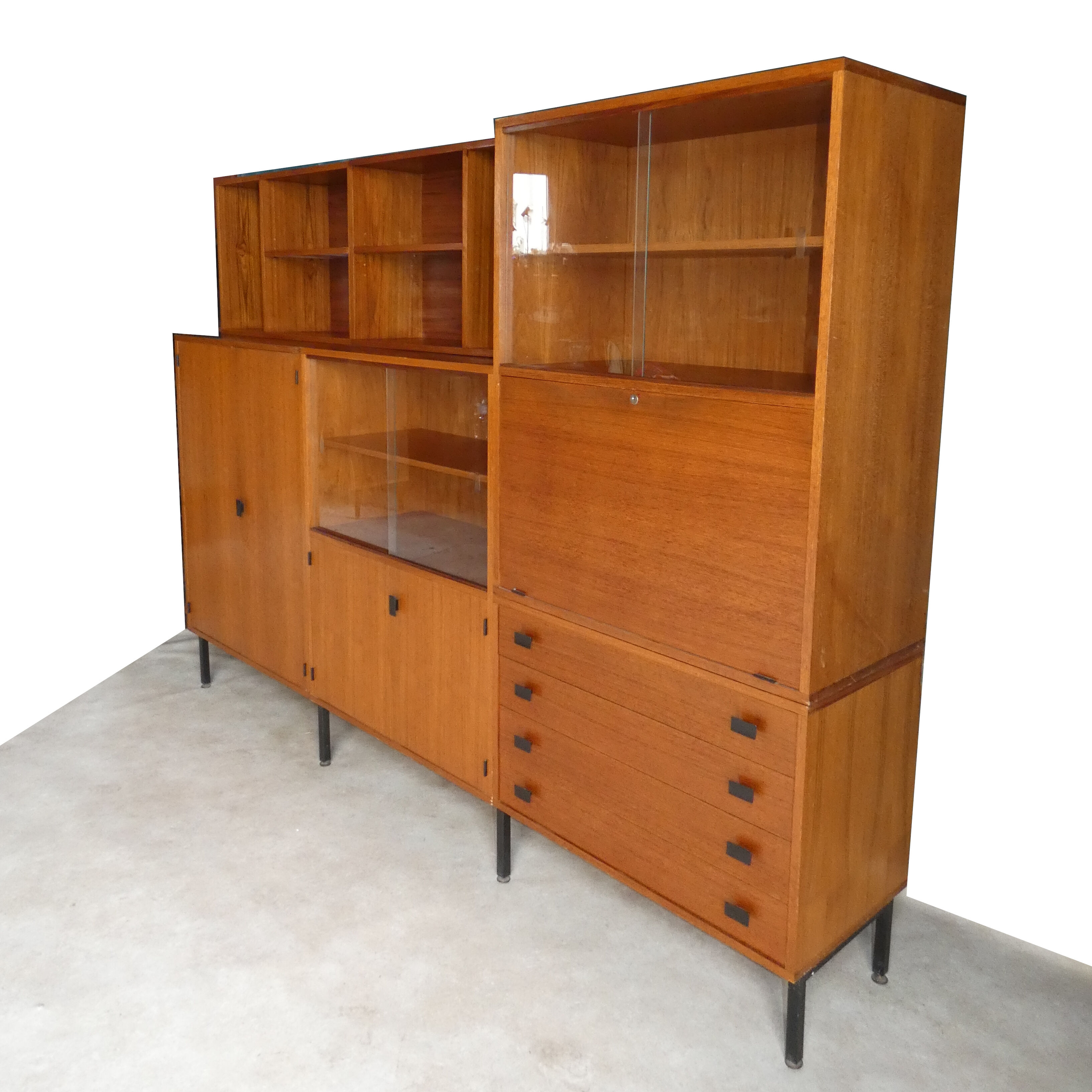 secretary in teak 1950