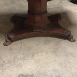 Mahogany table with molding