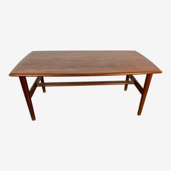 Vintage Scandinavian teak coffee table 1960