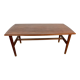 Table basse teck scandinave vintage 1960