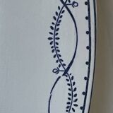 Pair of round dishes Boch La Louvière circa 1900