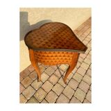 Table form heart in style Louis XV marquetry