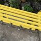 Yellow vintage coat holder