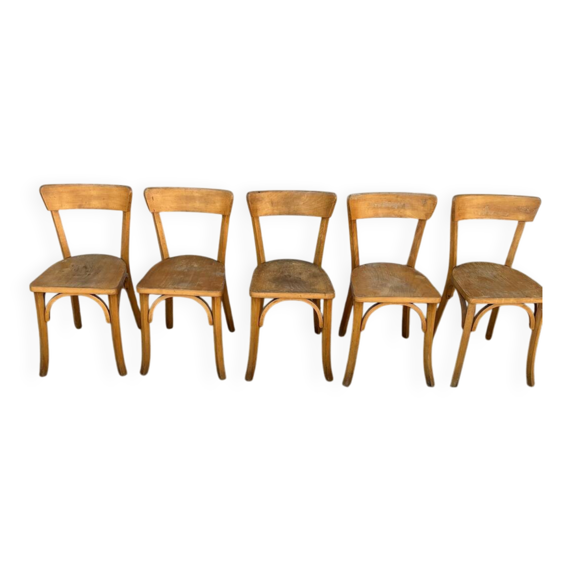 (Lot) 5 Bistro Chairs Luterma (Honey)