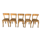 (Lot) 5 Bistro Chairs Luterma (Honey)
