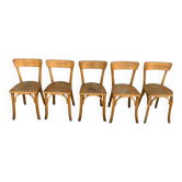 (Lot) 5 Bistro Chairs Luterma (Honey)