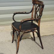 Salon Baumann, 1910, banquette, fauteuil et chaise bistrot