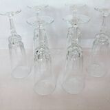 Champagne flutes cut crystal Cristal d'Arques Chantelle Lady victoria