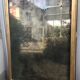 Golden mirror with sheet 151 x 103 cm