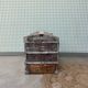 White patinated trunk