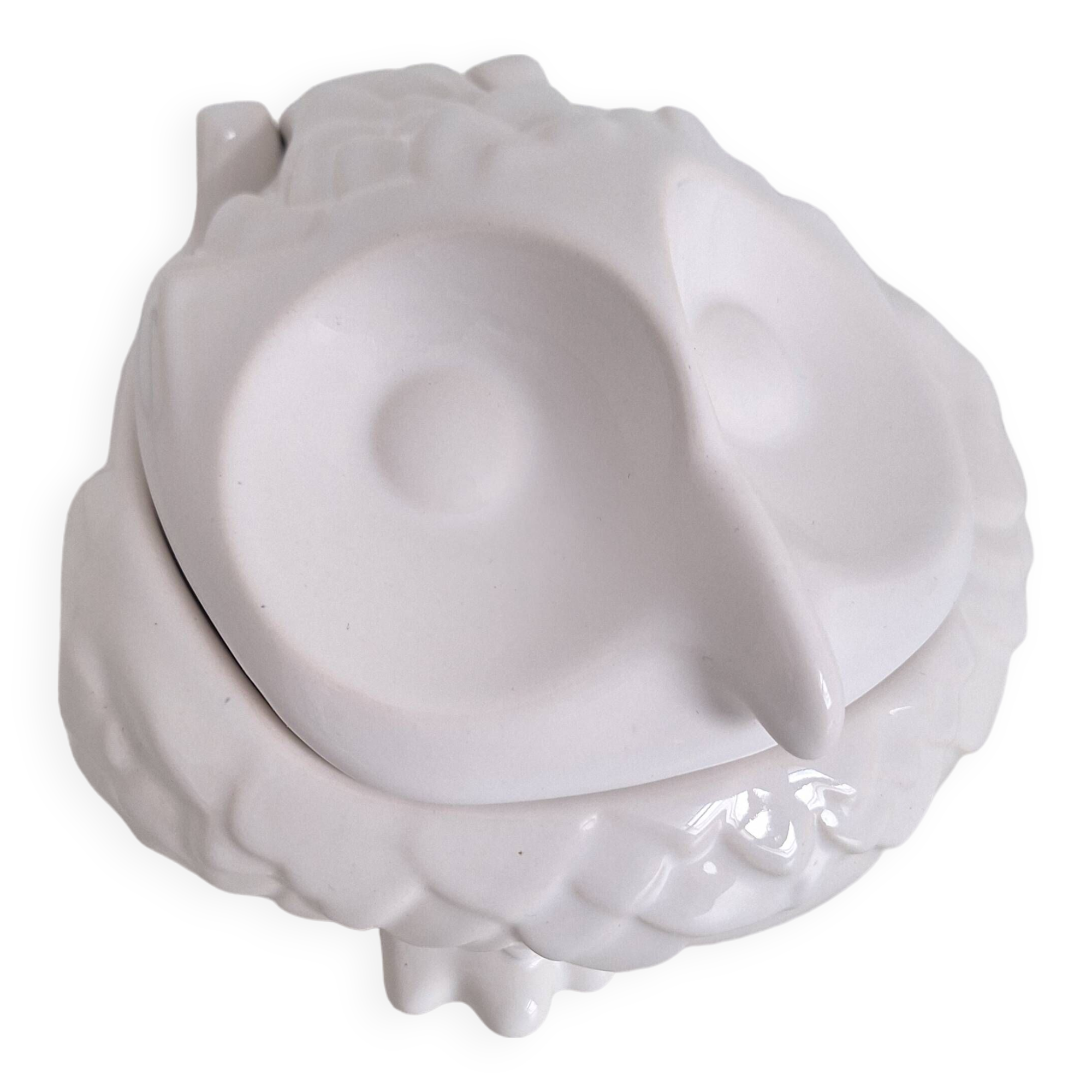 Ceramic owl box