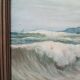 Painting on wood "seaside"