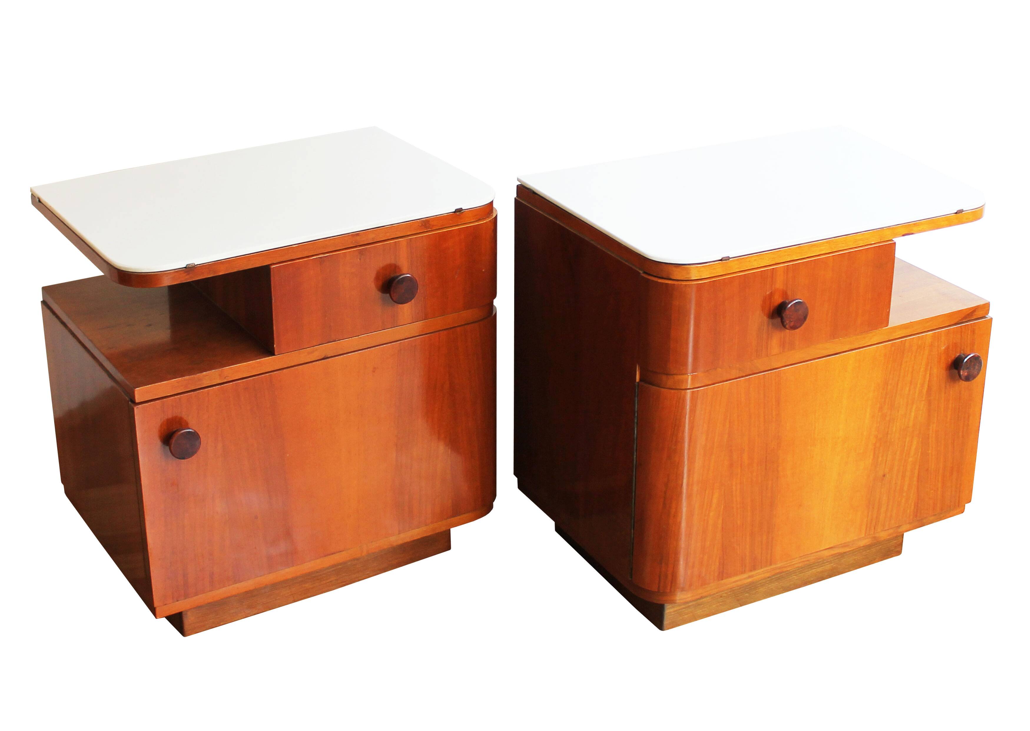 Pair of 1950s bedside tables