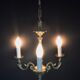 Bronze chandelier 3 lights