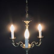 Bronze chandelier 3 lights