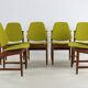 Ensemble de six chaises à manger design danois par Arne Hovmand Olsen