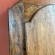 Antique Rustic Tuscan Window in Chestnut with Original Wrought Iron Hardware, 1800s
