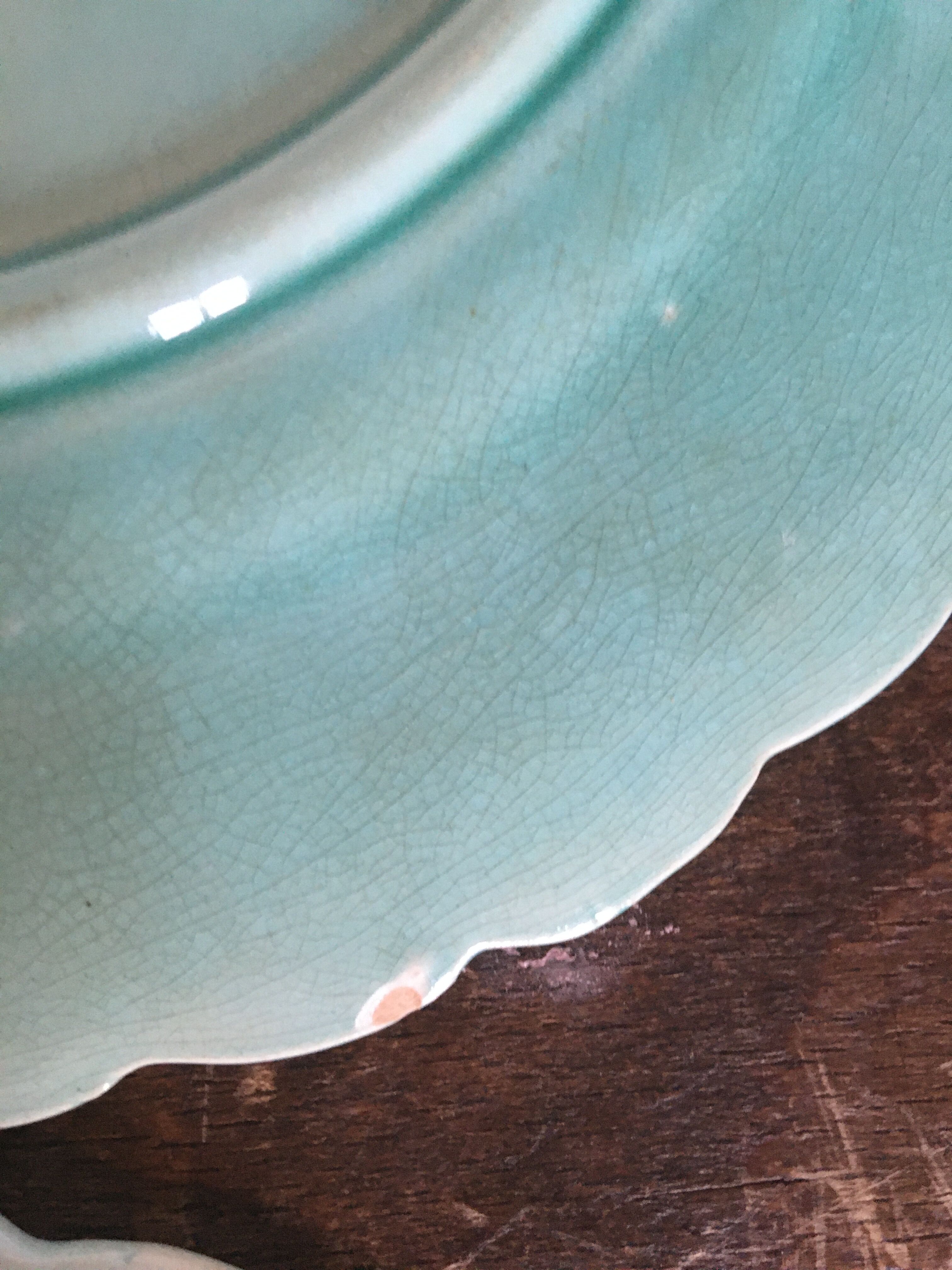 Art Nouveau dabbling plates