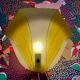 Pair of glass wall lights Scandinavian design 1950.