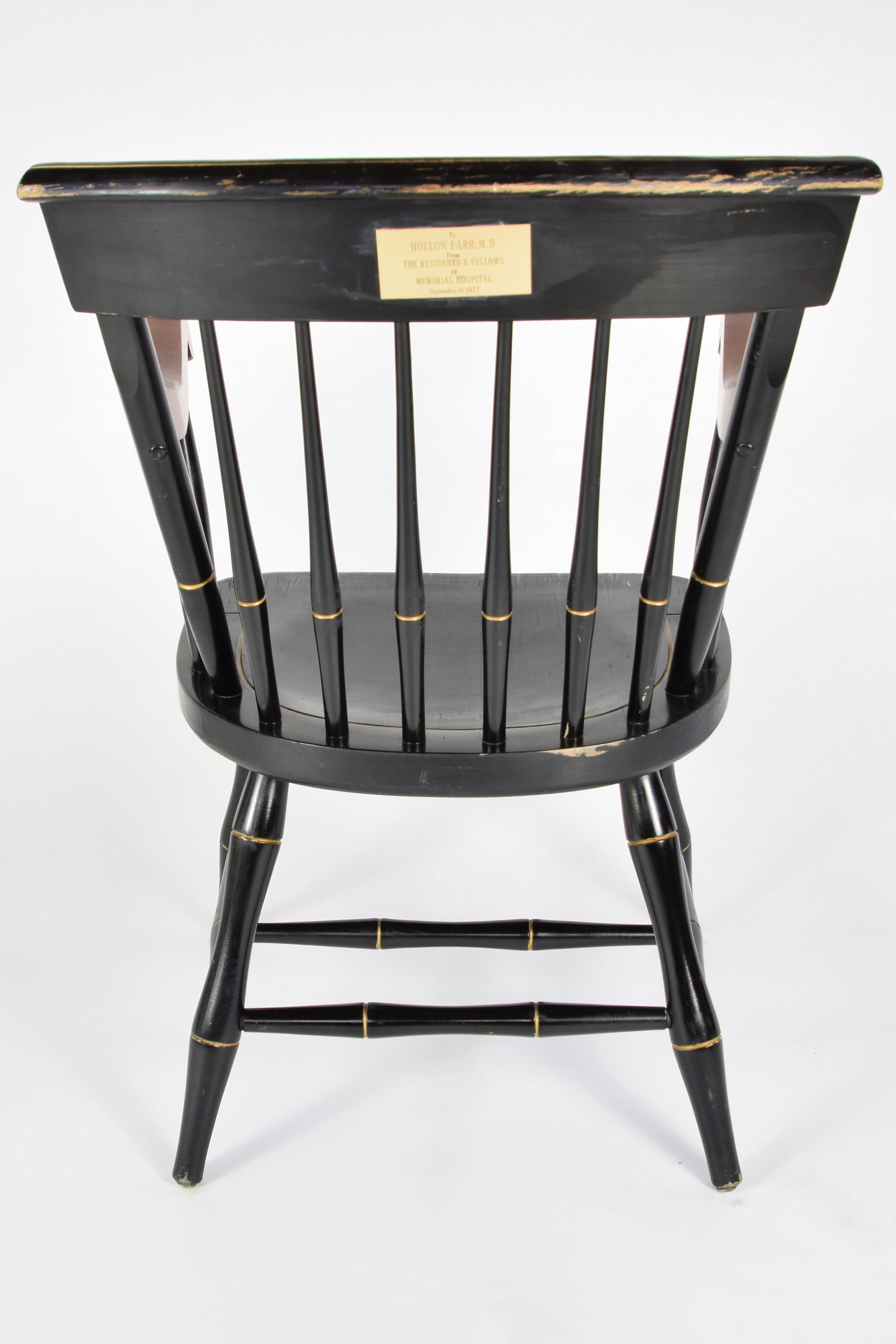 American office chair, black, Nicholas & Stone Co. Massachusetts, 1970s