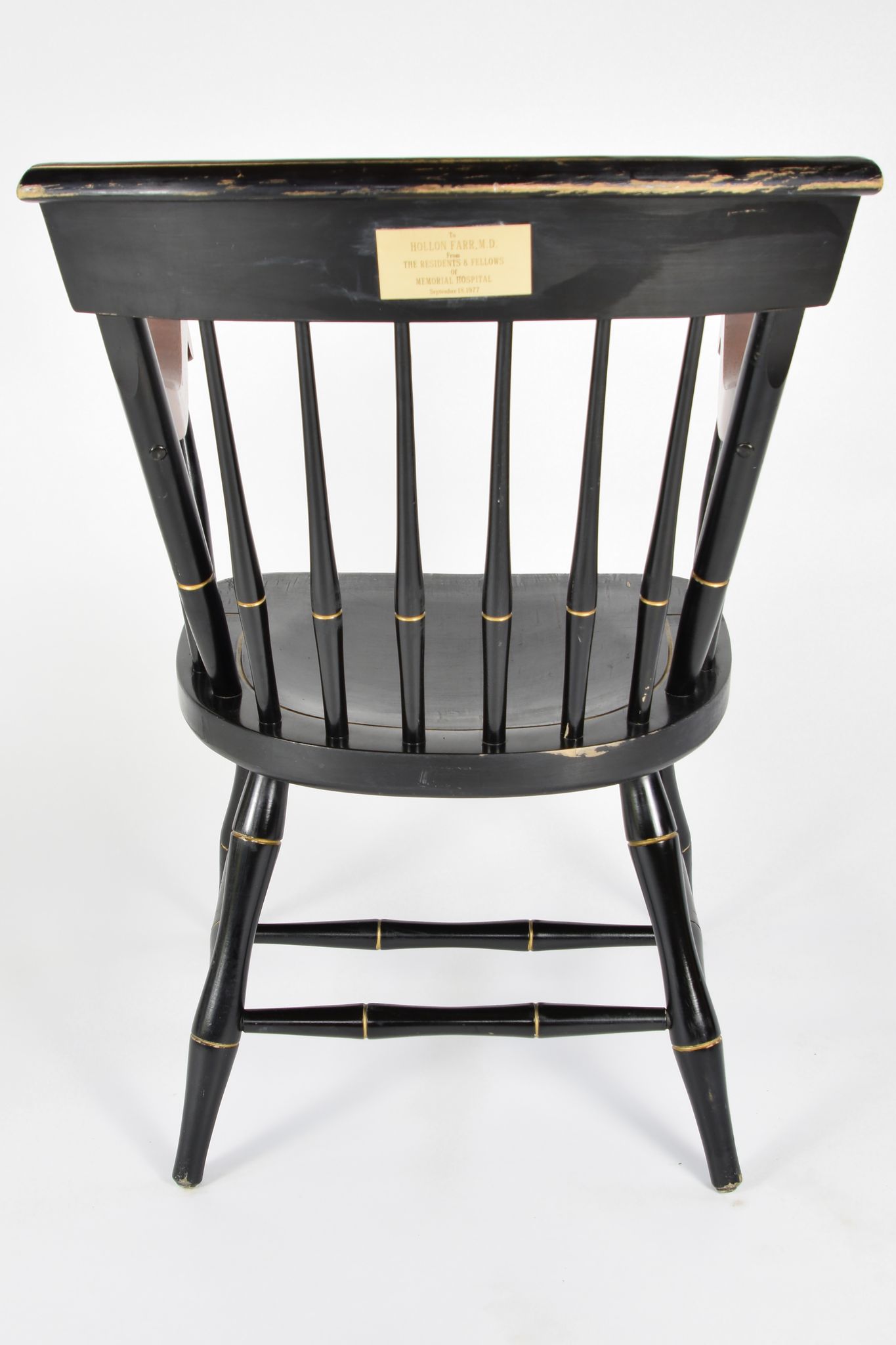 American office chair, black, Nicholas & Stone Co. Massachusetts, 1970s
