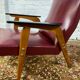 Fauteuil scandinave des années 50-60