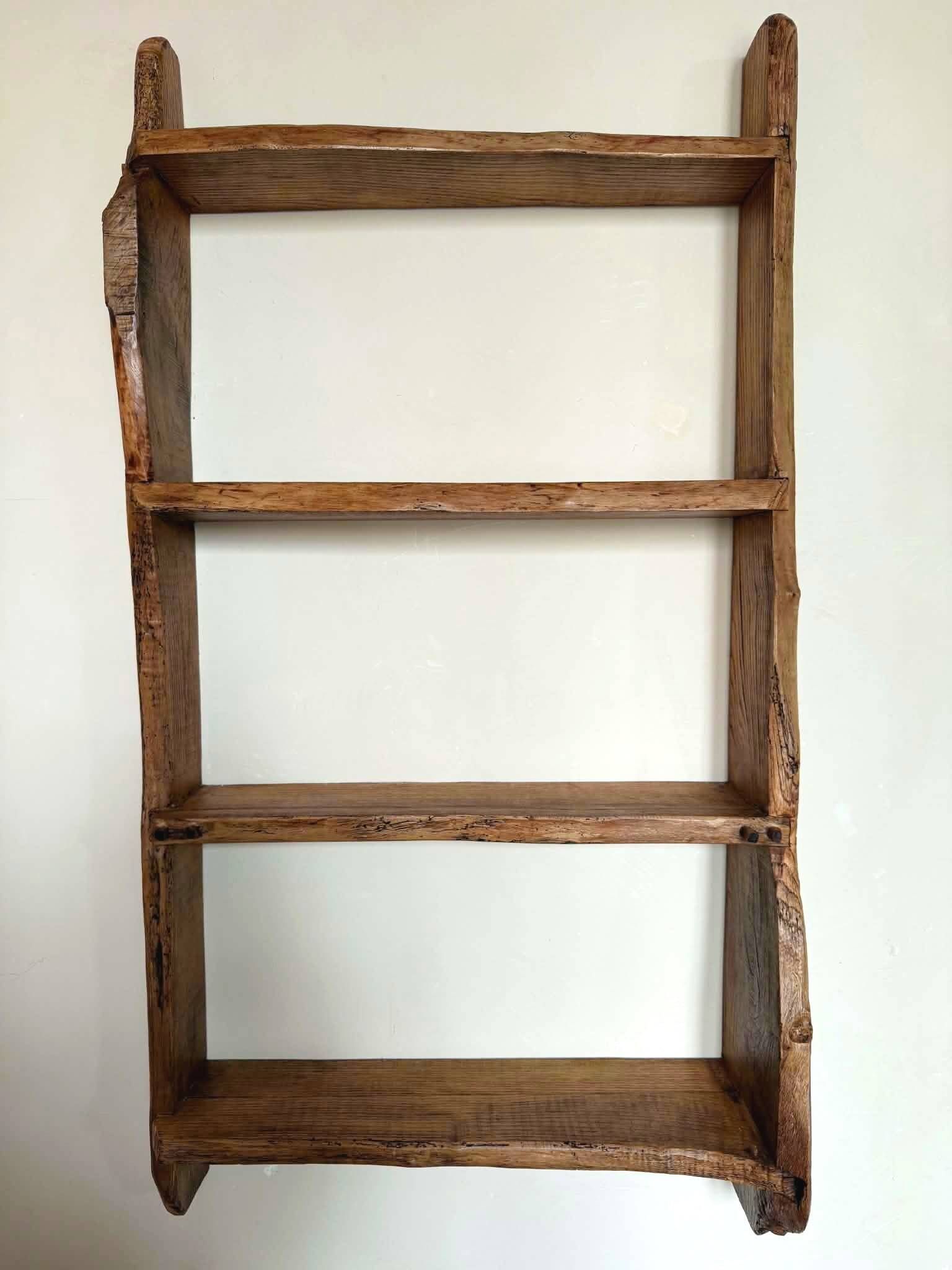 Étagère murale en bois massif/ étagère de rangement