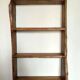 Solid wood wall shelf / storage shelf