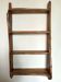 Solid wood wall shelf / storage shelf