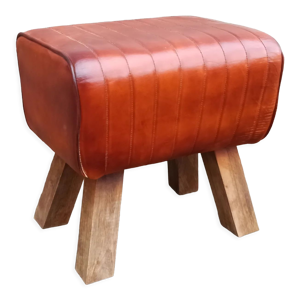 tabouret en cuir