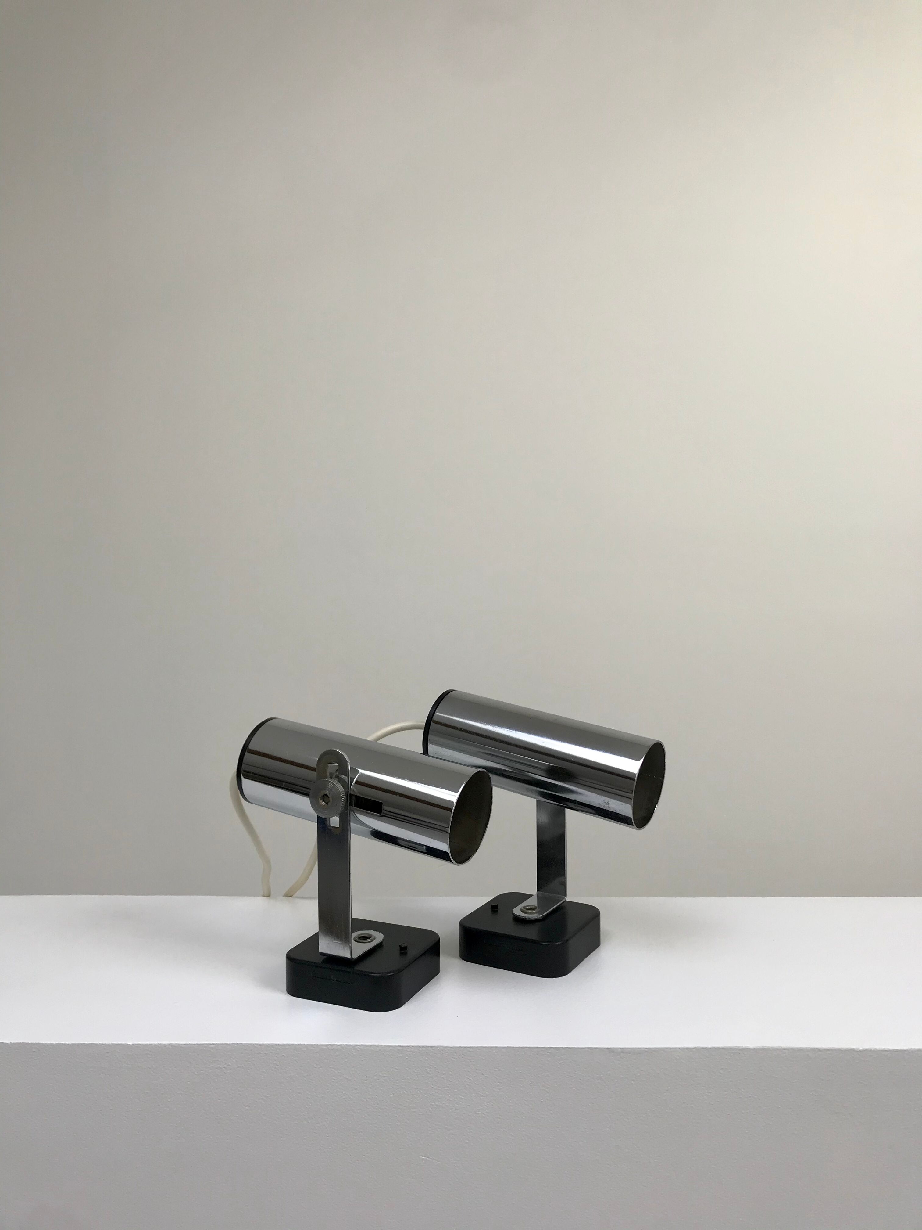 '70s wall light duo