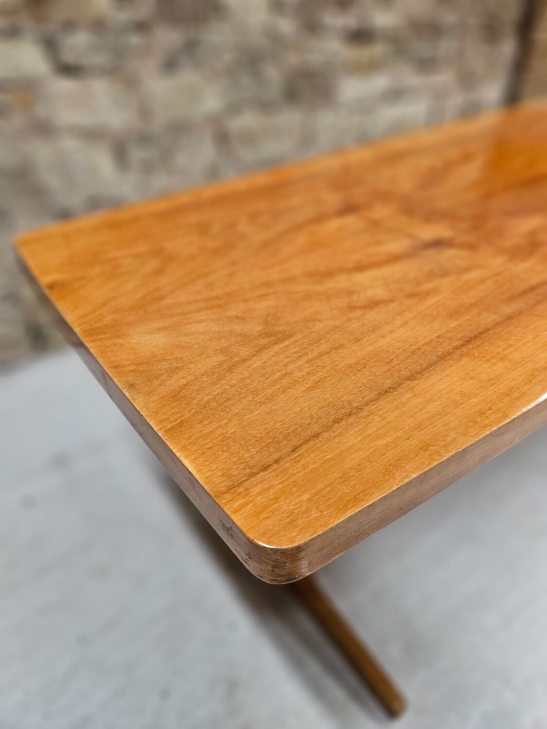 Vintage wooden coffee table 1970"