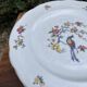 Flat plates with scalloped edges Sarreguemines bohemian chic