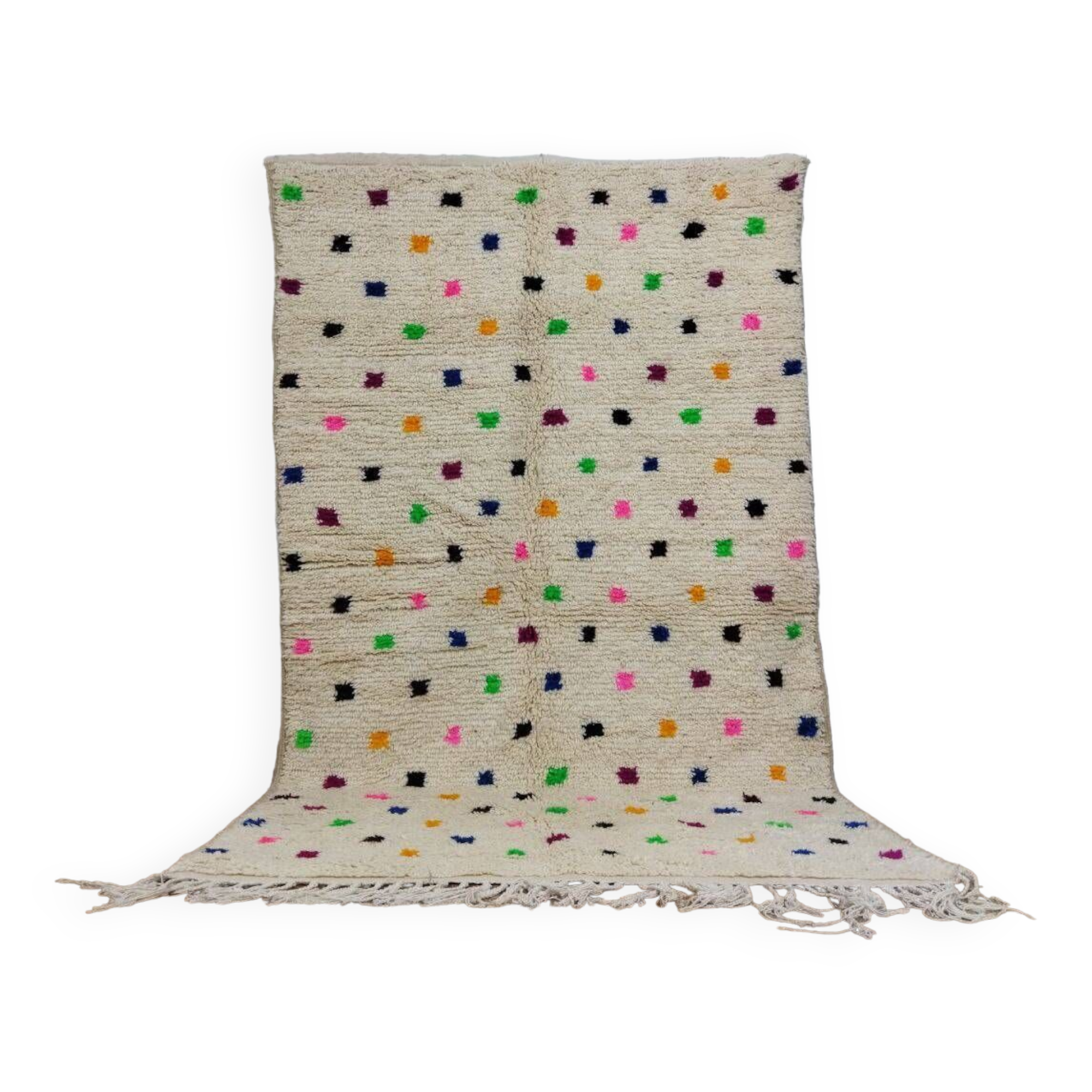 Handmade wool Berber rug 250 x 150cm