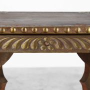 Arts & Crafts side table in oak and copper, United Kingdom ca. 1910