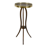 Small Mahogany Pedestal Table, Louis XVI Style – 1900