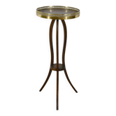 Small Mahogany Pedestal Table, Louis XVI Style – 1900