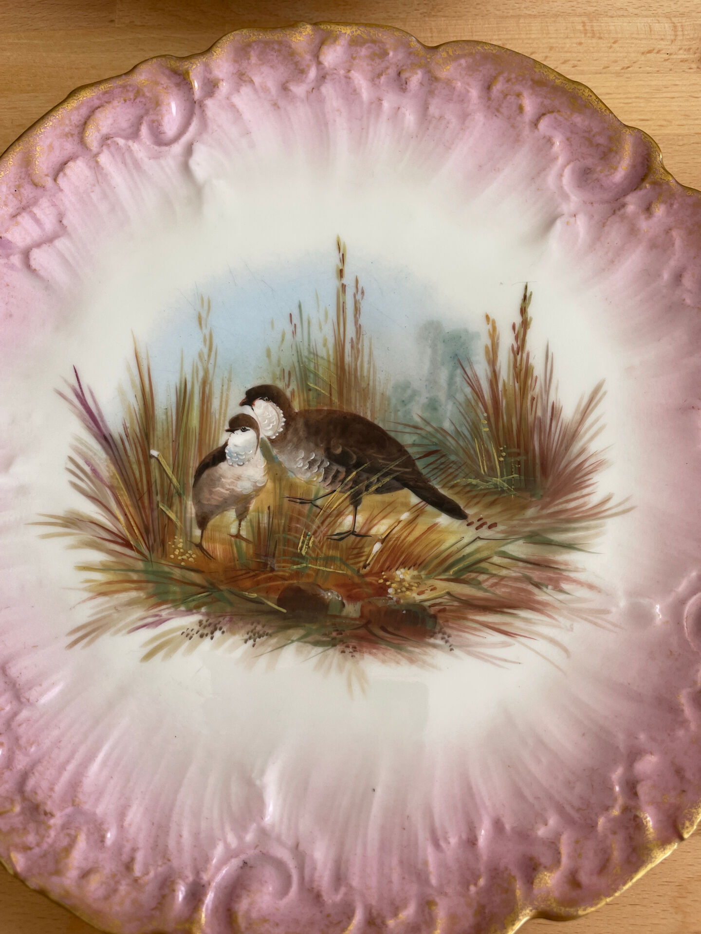Hand-painted plates