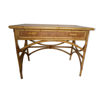 Rattan desk
