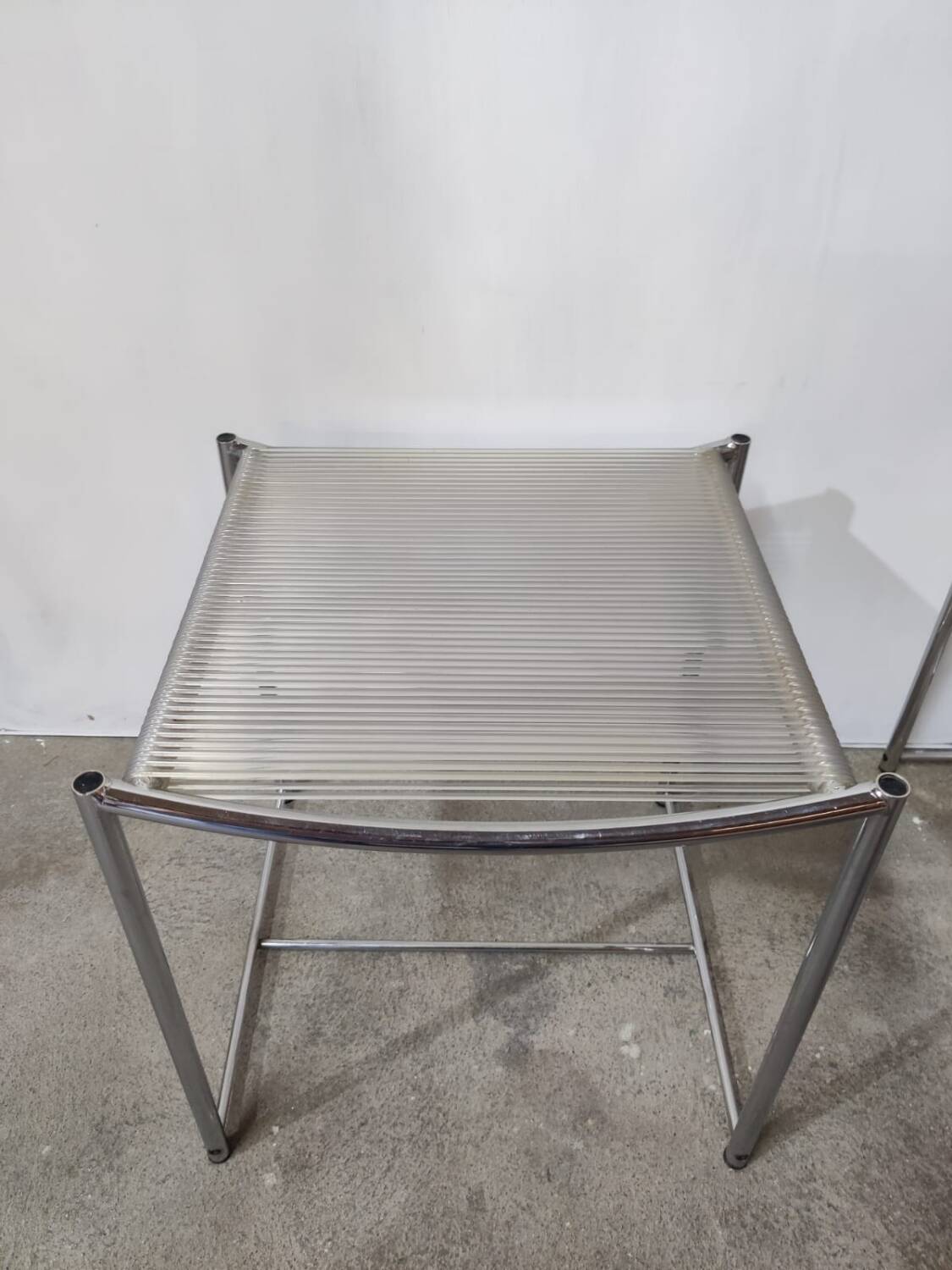 Series of 5 spaghetti stools by G. Belotti Alias