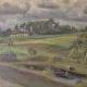 Vintage Impressionist Landscape Oil Painting by Holger Havrehed
