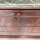 Commode XIXe Louis Philippe marbre sainte anne et noyer