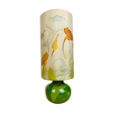 Green ceramic ball lamp