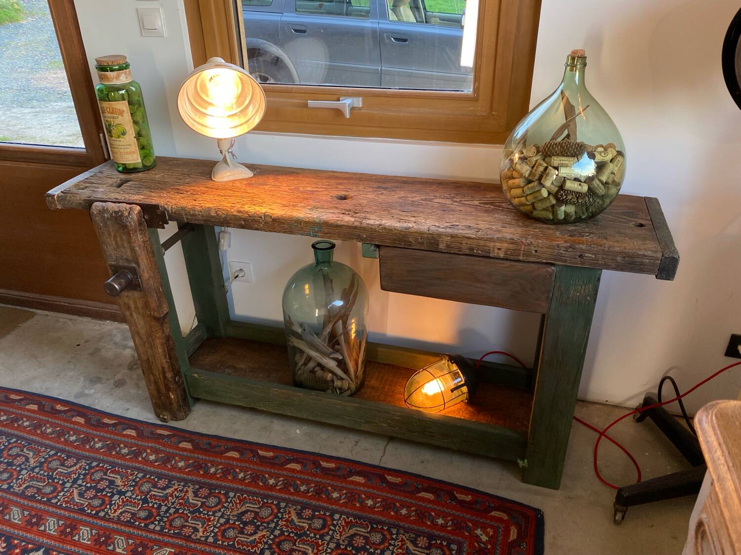 Console carpenter's workbench