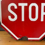 Stop sign original 1970