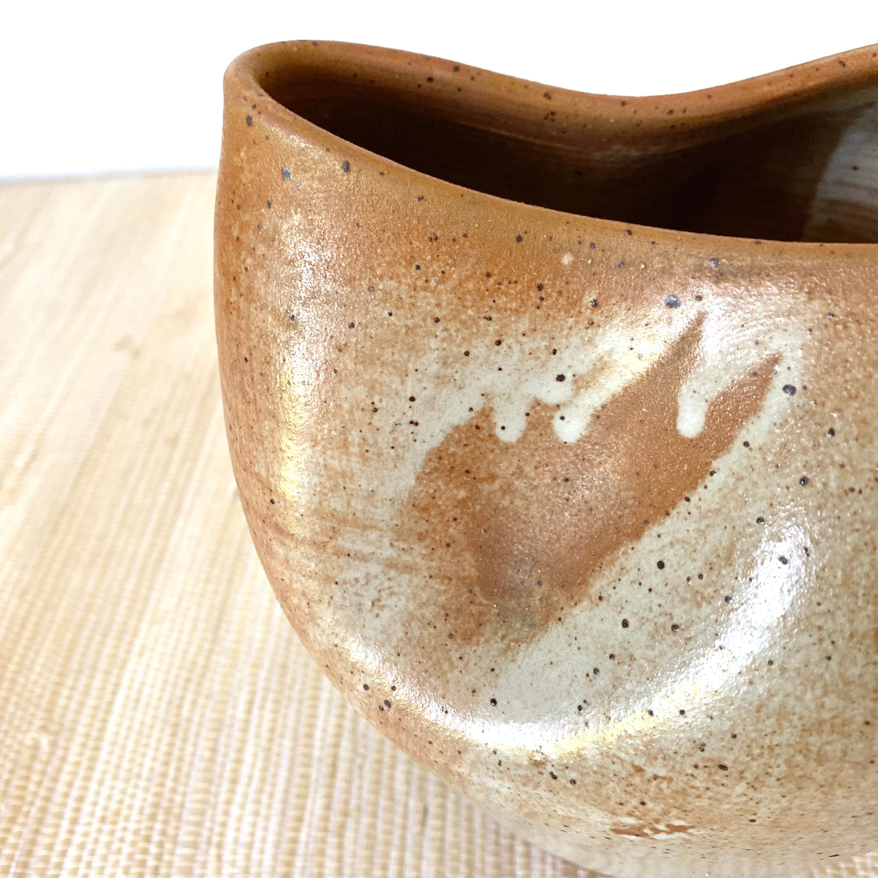 Stoneware pitcher, handcrafted