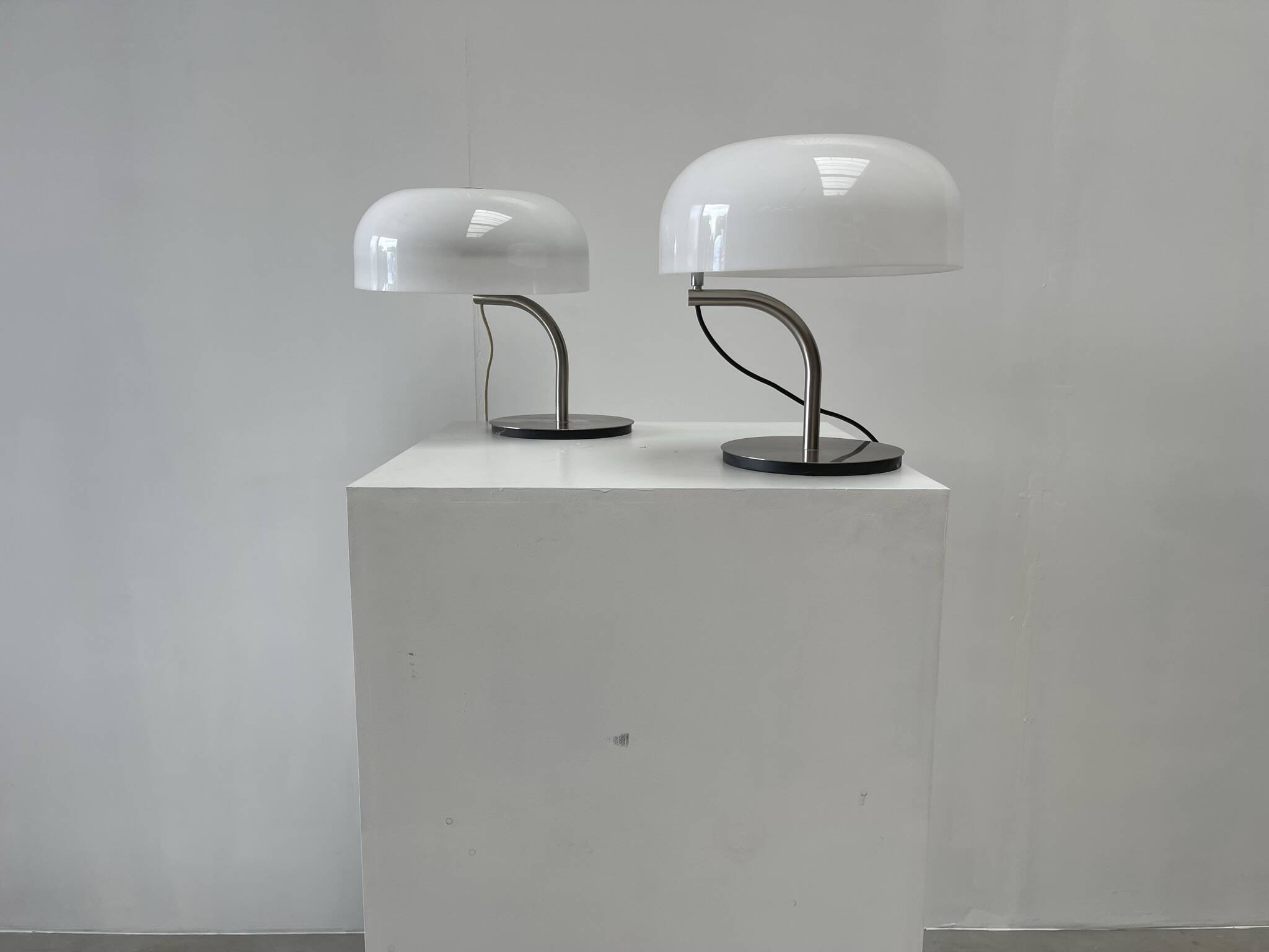 Pair of table lamps by Giotto Stoppino for Valenti, 1980s