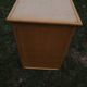 Commode en bois et osier