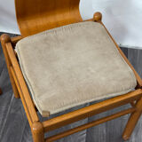 Set Di 4 Sedie Da Pranzo Design Mid Century Scandinavo Anni 70